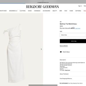 Sir one shoulder dress